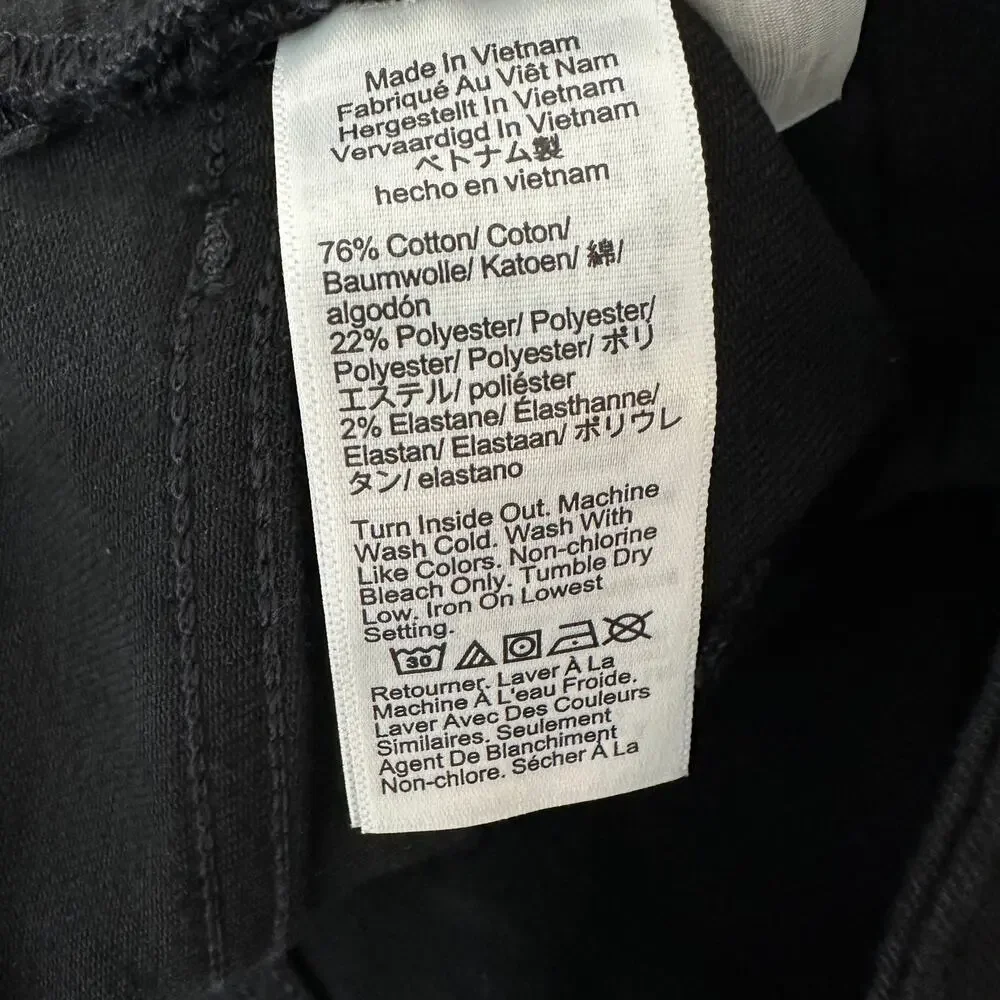 J.Crew Curvy Essential Straight Black Jean All Day Stretch Womens US 32 NWT - Picture 13 of 14